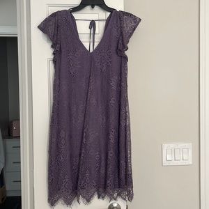 Purple Lace Dress